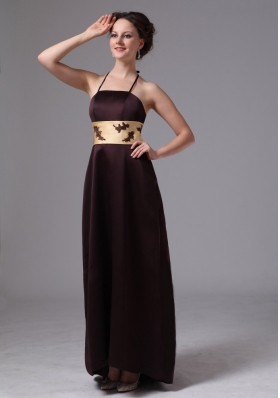 Spaghetti Straps Satin Mother Of The Bride Dress Burgundy