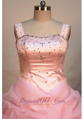 Pageant Dress Pretty Straps Pick-ups Baby Pink