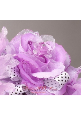 Lavender Wedding Fascinators Rhinestone Flowers