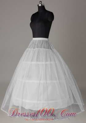 Simple Ball Gown Wedding Petticoat Two Layers