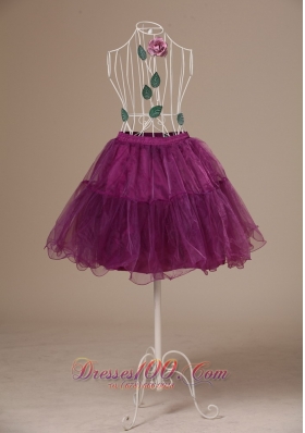 Fuchsia Mini-length Petticoat for cute