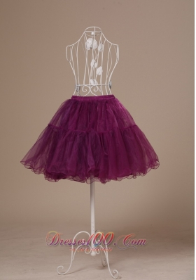 Fuchsia Mini-length Petticoat for cute