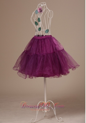 Fuchsia Mini-length Petticoat for cute