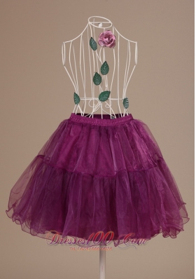 Fuchsia Mini-length Petticoat for cute