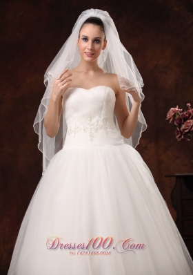 Graceful Wedding Veils Two-tiers Elbow