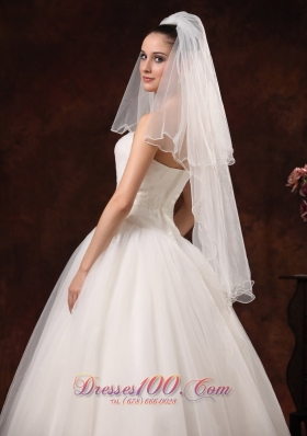 Graceful Wedding Veils Two-tiers Elbow