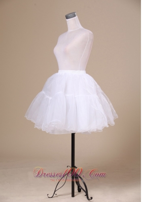 White Mini-length Petticoat New Arrival for 2013