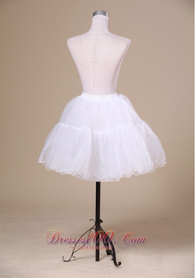 White Mini-length Petticoat New Arrival for 2013