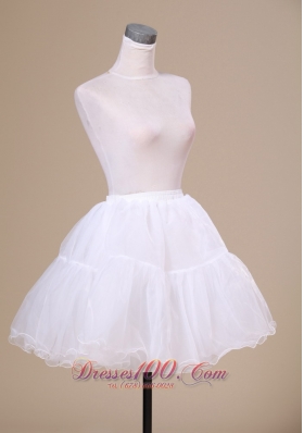 White Mini-length Petticoat New Arrival for 2013