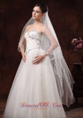 Discount Popular Veils for Wedding Two-tier