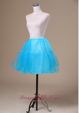 Pretty Aqua Blue Petticoat Customize Mini-length