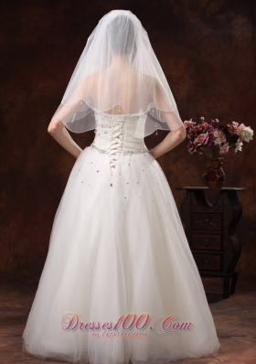 Graceful Wedding Veils Two-tier Tulle for Sale