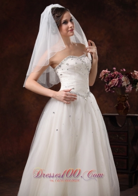 Graceful Wedding Veils Two-tier Tulle for Sale