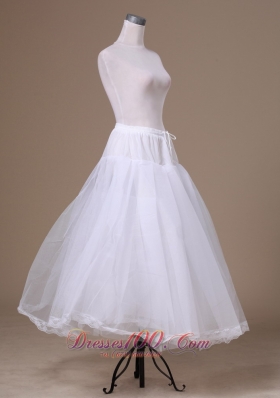 A-line Tulle Petticoat for Wedding Floor-length