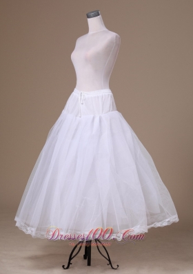 A-line Tulle Petticoat for Wedding Floor-length