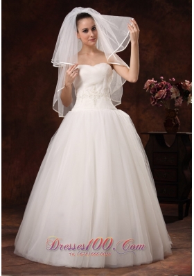 Two-Layers Tulle Wedding Veil Elbow Length