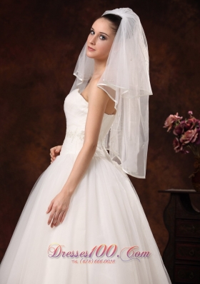 Two-Layers Tulle Wedding Veil Elbow Length