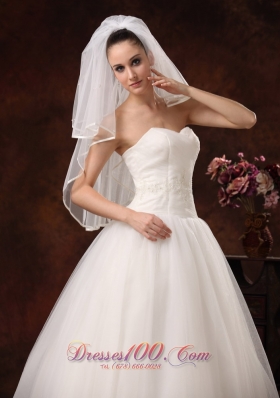 Two-Layers Tulle Wedding Veil Elbow Length