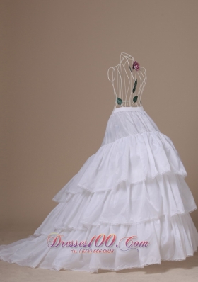 Taffeta Wedding Petticoats Three-layers Brush