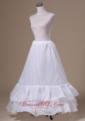 Popular Taffeta Petticoat Two Layers Floor-length