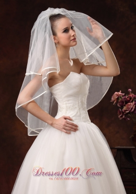 Beautiful Wedding Veil Two-Layers Elbow Length