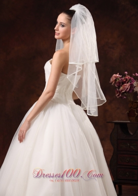 Beautiful Wedding Veil Two-Layers Elbow Length