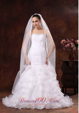 Classical Organza Veil for Wedding Low Price