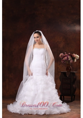 Classical Organza Veil for Wedding Low Price