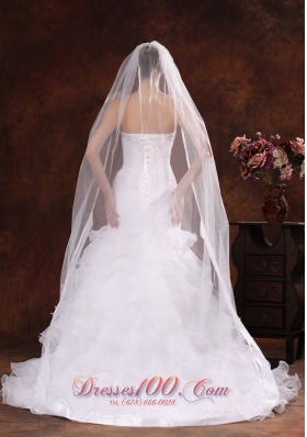 Classical Organza Veil for Wedding Low Price