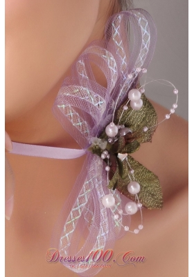 Multi-color Headpiece with Pearl Flowers Decorate in Tulle