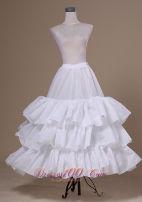 Tulle Ball Gown White Floor-length Petticoat Quinceanera