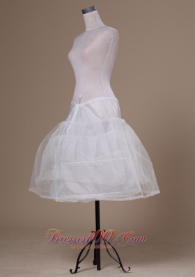 Mini-length White Tulle Petticoat for Cocktail