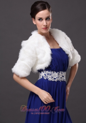 Exquisite V-neck Wedding Party Prom Jacket Half-sleeves