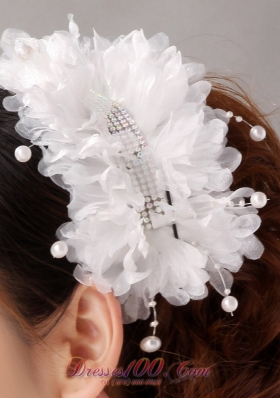 Women s Headpiece Wrist Corsage Pearls Crystals