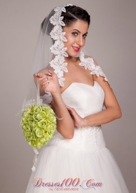 Spherical with Pearl Green Wedding Bridal Bouquet