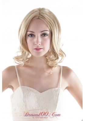 High Quality Short Synthetic Blonde Curly Hair Wig