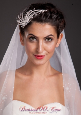 Sophisticated Alloy Tiara Beading for Wedding