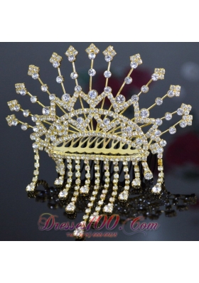 Ladies' Tiara Shimmering Rhinestone for Pageant