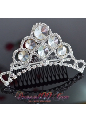 Ladies' Tiara With Imitation Pearls for Quinceanera