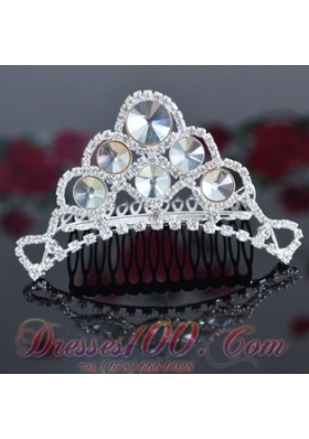 Ladies' Tiara With Imitation Pearls for Quinceanera