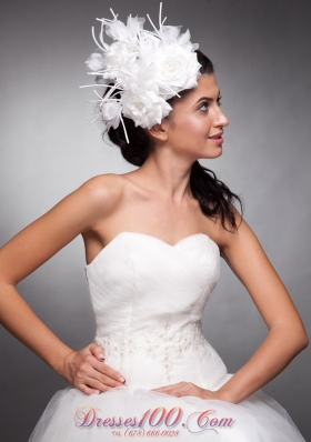 Taffeta Hand Made Flowers Wedding Headpieces