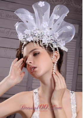 Rhinestone Hair Comb White for Quinceanera