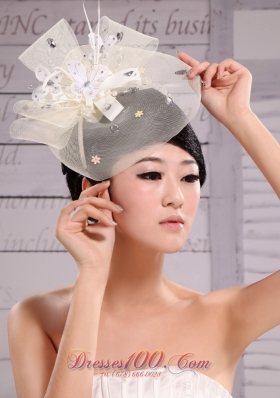 Printed Imitation Pearl Wedding Headpiece