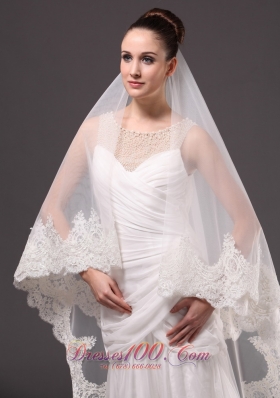 One-tier Cathedral Tulle 2013 Wedding Veil