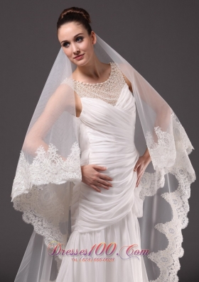 One-tier Cathedral Tulle 2013 Wedding Veil