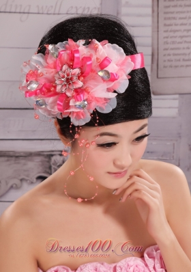 Imitation Pearl Rhinestone Headpiece Wedding