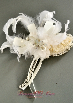 Pretty Wedding Headpiece Beaded Cheap