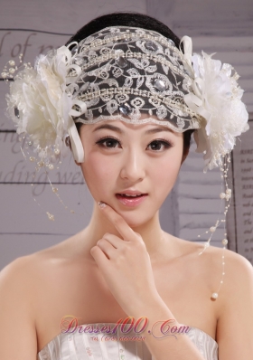 Beautiful Lace Hat Hair Bridal Headpiece