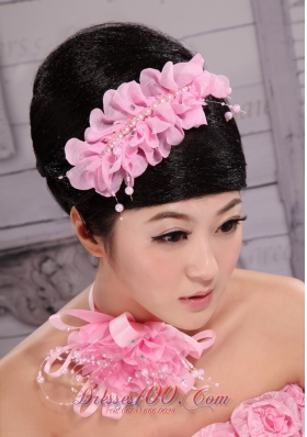 Popular 2013 Organza Pearl Multilayer Hair Comb