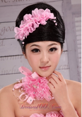 Popular 2013 Organza Pearl Multilayer Hair Comb